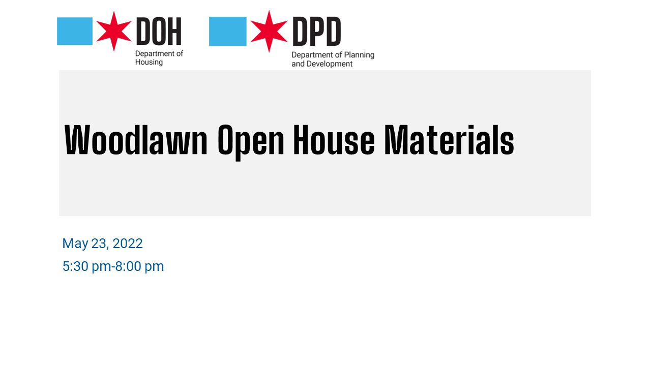 Woodlawn Open House